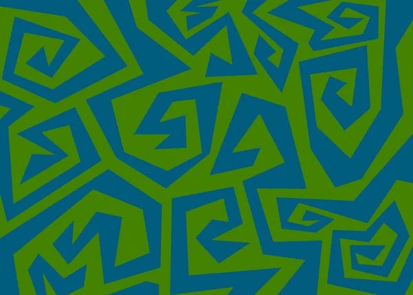 Fond Abstrait Avec Motif Lignes Géométriques Bouclées — Image vectorielle