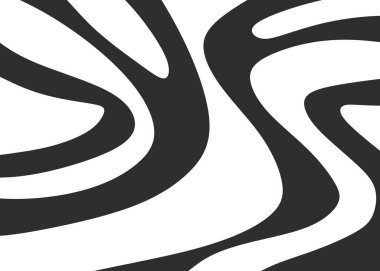 Şirin dalgalı çizgi desenli soyut bir arkaplan. Kusursuz dalgalı çizgi deseni