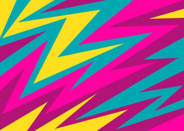 Renkli ok desenli soyut arkaplan. Soyut geometrik duvar kağıdı