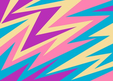 Renkli ok desenli soyut arkaplan. Soyut geometrik duvar kağıdı