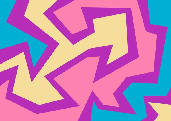 Fond Minimaliste Avec Motif Géométrique Abstrait Coloré — Image vectorielle