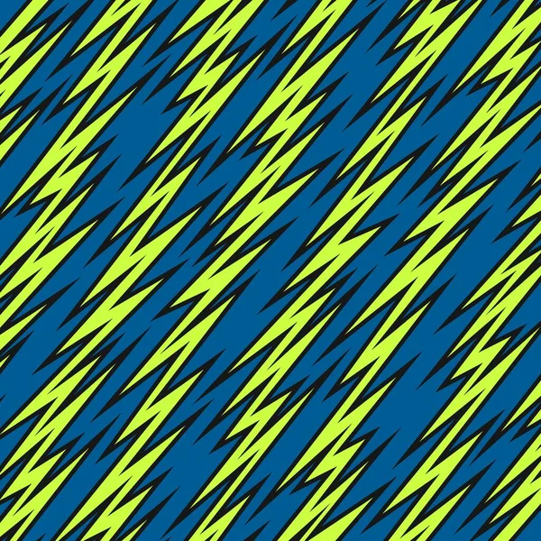 Abstrakter Hintergrund Mit Diagonal Verlaufenden Zickzack Linien Gestreifte Zickzacklinien — Stockvektor