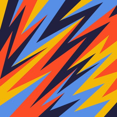 Renkli ok desenli soyut arkaplan. Soyut geometrik duvar kağıdı