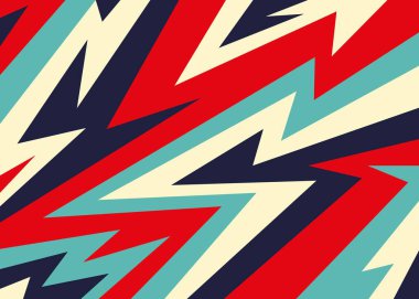 Renkli ok desenli soyut arkaplan. Soyut geometrik duvar kağıdı