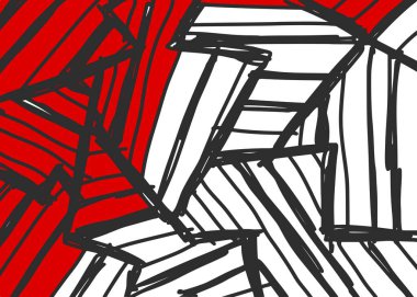 Çizilmiş çizgi desenli soyut arkaplan