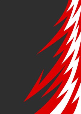 Eğri sivri desenli ve bazı kopyalama alanı olan soyut arkaplan