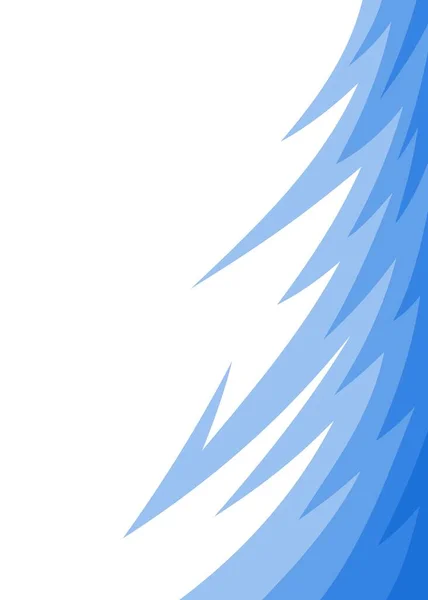 Абстрактный Фон Изогнутым Рисунком Шипов Некоторой Площадью Пространства Копирования — стоковый вектор