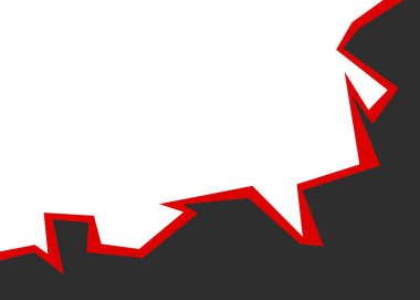 Sivri kenar desenli basit arkaplan ve bazı kopyalama alanı ile