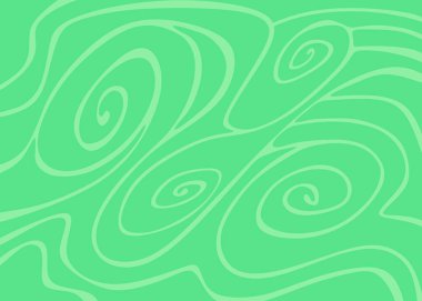 Şirin dalgalı ve kıvrımlı çizgi desenli soyut arkaplan