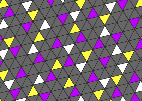 Abstrakter Hintergrund Mit Buntem Dreiecksmuster Dreieckiger Gemusterter Boden — Stockvektor