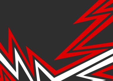 Geometrik zigzag çizgileri deseni ve bazı kopyalama alanı ile soyut arkaplan