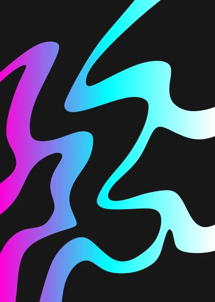 Fond Abstrait Avec Motif Ligne Ondulée Couleur Dégradée — Image vectorielle