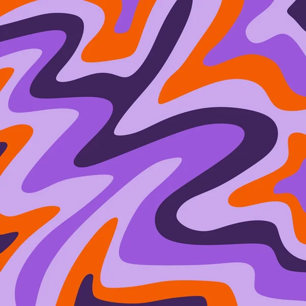 Abstract Achtergrond Met Kleurrijke Golvende Lijn Patroon — Stockvector