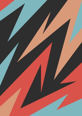 Renkli ok desenli soyut arkaplan. Soyut geometrik duvar kağıdı