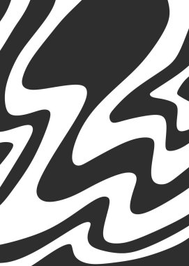 Şirin dalgalı çizgi desenli soyut arkaplan