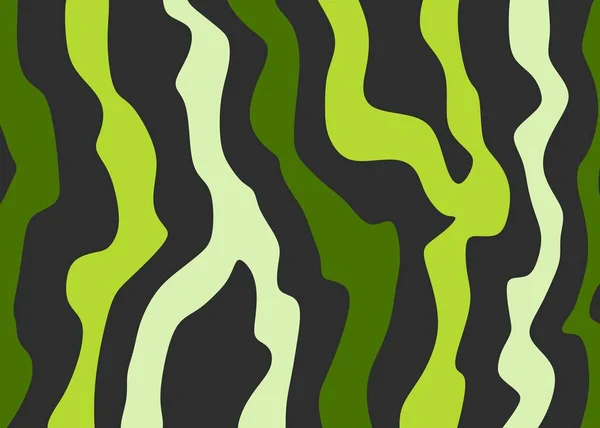 Abstrakter Hintergrund Mit Bunten Wellenlinien Mustern — Stockvektor