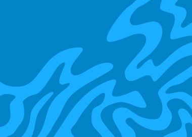 Şirin dalgalı çizgi desenli ve bazı kopyalama alanı olan soyut arkaplan