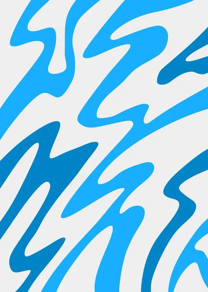 Abstract Background Cute Wavy Line Pattern — Stockvektor