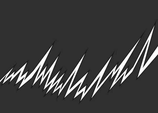 Fond Minimaliste Avec Motif Ligne Zigzag Dentelé — Image vectorielle
