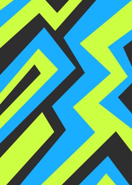 Soyut renkli geometrik çizgi desenli minimalist arkaplan