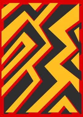 Soyut renkli geometrik çizgi desenli minimalist arkaplan