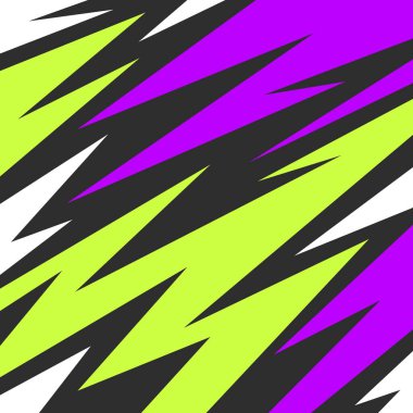 Renkli keskinlik ve ok desenli soyut arkaplan