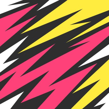 Renkli keskinlik ve ok desenli soyut arkaplan