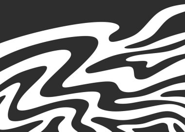 Şirin dalgalı çizgi desenli soyut arkaplan