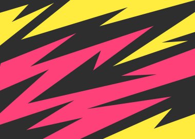 Renkli keskinlik ve ok desenli soyut arkaplan