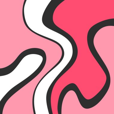 Eğimli dalgalı çizgi desenli ve yumuşak renk temalı soyut arkaplan