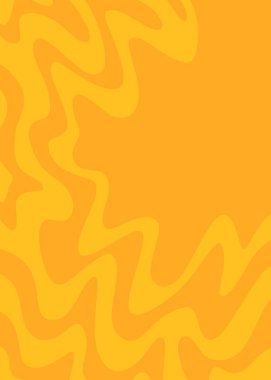 Şirin dalgalı çizgi desenli minimalist arkaplan ve biraz kopyalama alanı ile