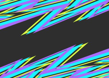 Üst üste binen ok çizgisi deseni ve bazı kopyalama alanı ile soyut arkaplan