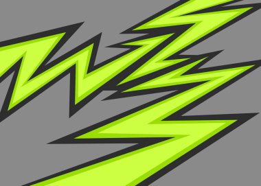 Çeşitli yıldırım desenli basit arkaplan