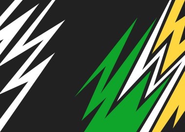 Renkli ok desenli ve bazı kopyalama alanı olan soyut arkaplan