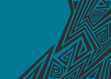 Soyut geometrik ve kıvrımlı çizgilerle ve bazı kopyalama alanlarıyla minimalist bir arkaplan. Basit Aztek süsü