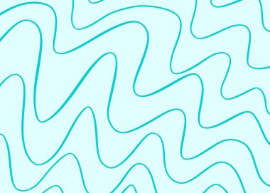 Şirin dalgalı çizgi desenli basit arkaplan