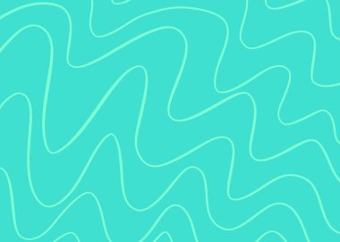 Şirin dalgalı çizgi desenli basit arkaplan