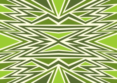 Renkli üçgen ve zikzak çizgileri desenli soyut bir arkaplan. Mozaik kiremit deseni