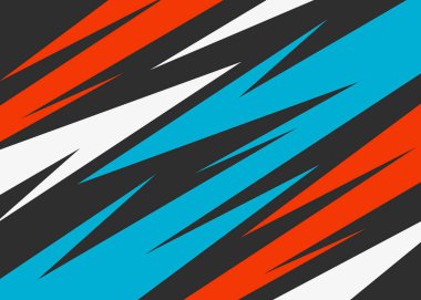 Abstract background with colorful sharp arrow pattern