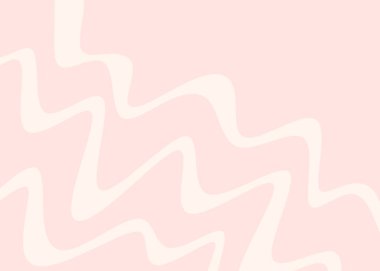 Minimalist background with seamless cute wavy lines pattern