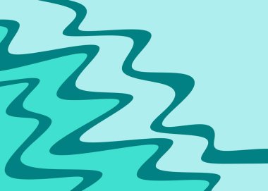 Abstract background with seamless gradient wavy lines pattern