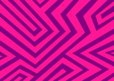 Abstract background with gradient maze line pattern