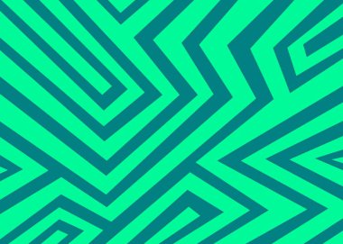 Abstract background with gradient maze line pattern