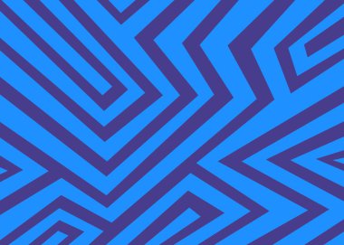 Abstract background with gradient maze line pattern