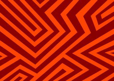 Abstract background with gradient maze line pattern