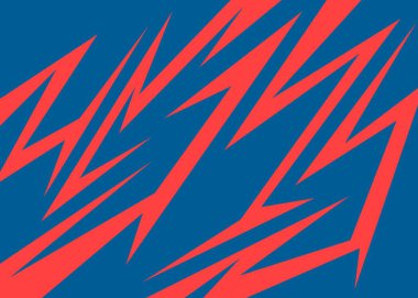 Abstract background with various sharp arrow pattern