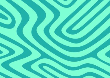 Abstract background with wavy maze line pattern