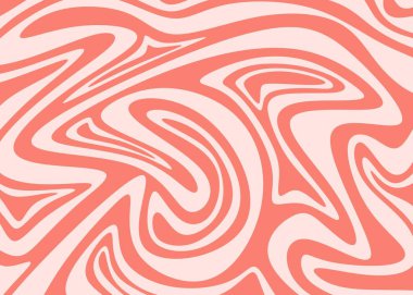 Abstract green background with hypnotic wavy lines pattern. Abstract oil painting texture