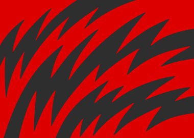 Kavisli dikenli desenli soyut arkaplan