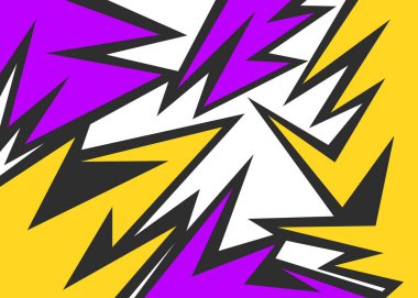 Renkli ok desenli soyut arkaplan. Soyut geometrik duvar kağıdı